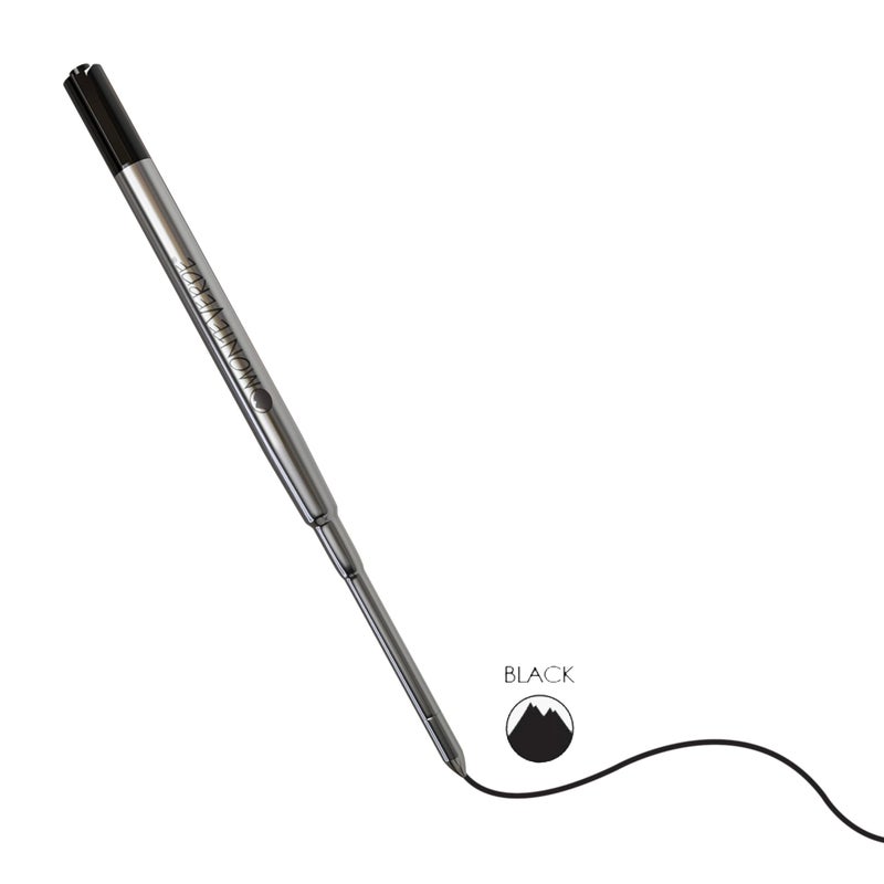 Monteverde Ballpoint Refill to Fit Sheaffer Ballpoint Pens, Medium Point, Soft Roll, Black, 2 per Pack (S132BK) - Image 4